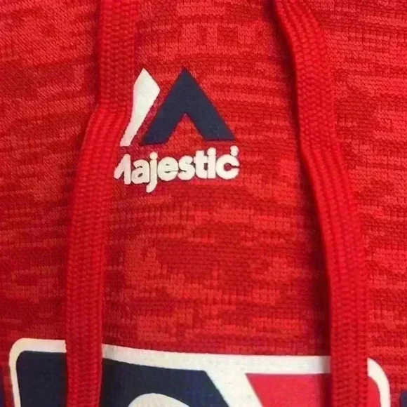 Men's Boston Red Sox Majestic Red  2018 World Series Fleece Pullover Hoodie - Picture 6 of 8